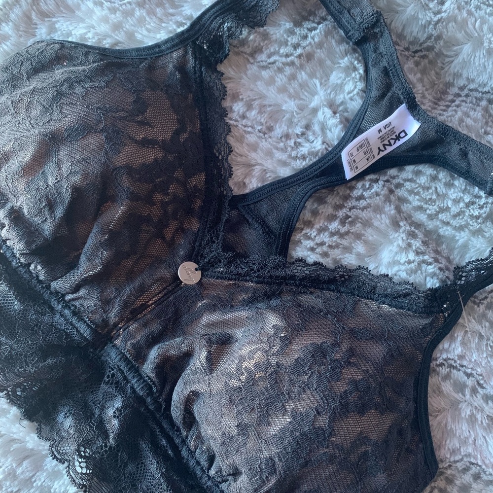 DKNY Black bra, never used